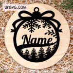 Christmas Ornament Laser Ready SVG Files For Glowforge