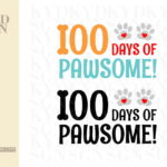 Dog Paws 100 Days of School