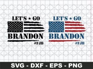 FJB Let's Go Brandon SVG Clipart PNG DXF EPS