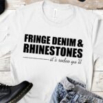 Fringe Denim & Rhinestones SVG cut file