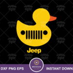 Funny Jeep Duck Duck Jeep SVG Clipart