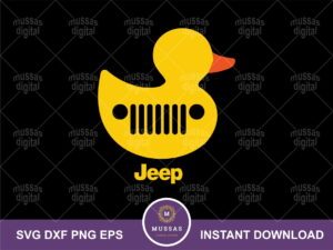 Funny Jeep Duck Duck Jeep SVG Clipart