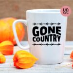 Gone Country SVG cut file