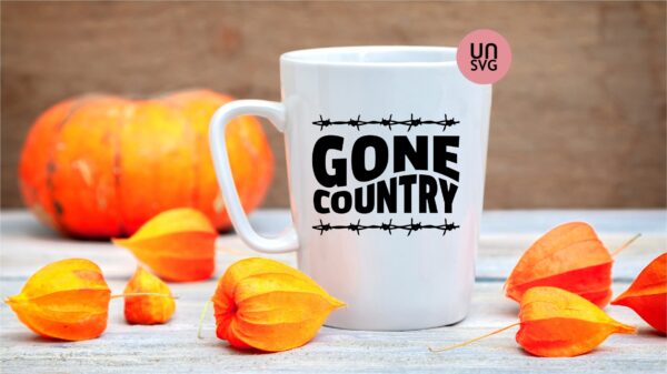 Gone Country SVG cut file