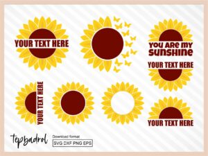 Sunflower SVG Bundle