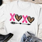 Valentines SVG, XoXo {Cheetah Print} SVG