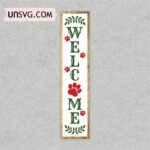 Welcome Sign SVG Cut Files Wooden Porch Sign