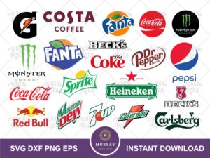 soft drinks soda brand logo svg vector