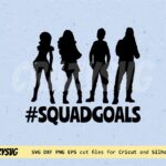 squadgoals cricut descendants SVG