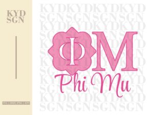 Phi Mu Sorority svg, Rush svg