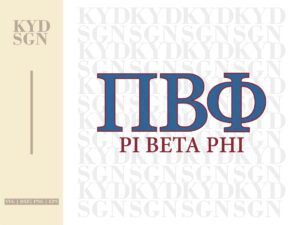 Pi Beta Phi svg cut file