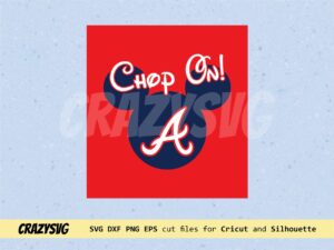 Atlanta Braves Disney Mickey Mouse SVG