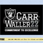 Derek Carr Darren Waller 2022 SVG