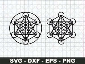 Metatron cube svg