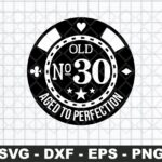 Poker 30th Birthday SVG