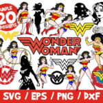 Wonder Woman Bundle Vectors, Superhero Svg, Wonder Woman Cutting, Wonder Woman Vector, Vinyl, Eps, Png, Clipart, Wonder Woman Svg