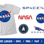 Space Logo Bundle, Space SVG , Space Cricut, Silhouette, Cut File, NASA Logo SVG, SpaceX, Space Force, Crew Dragon, Space Mission, Nasa Svg