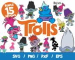 Trolls Bundle Vectors, Trolls Svg, Trolls Cricut, Trolls Cutting, Trolls World Tour, Trolls Tshirt, Trolls Vinyl, Trolls cut File, Png, Eps