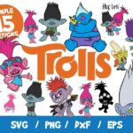 Trolls Bundle Vectors, Trolls Svg, Trolls Cricut, Trolls Cutting, Trolls World Tour, Trolls Tshirt, Trolls Vinyl, Trolls cut File, Png, Eps