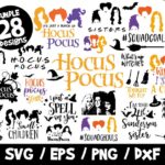 Hocus Pocus SVG Bundle, Sanderson Sisters Shirt, SVG, Halloween SVG, Hocus Pocus Vectors, Halloween Shirt, Svg, Eps, Hocus Pocus Cricut