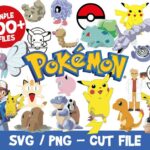 Pokemon Bundle, Pokemon Clipart, Pokemon SVG, Pokemon Cricut, Pokemon Silhouette, Cutting, Vector, Vinyl, Png, Pikachu Svg