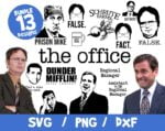 The Office SVG 55 Files Bundle, The Office Bundle SVG, The Office Cricut Silhouette, Dunder Mifflin, Schrute Farms Cut File, Michael Scott