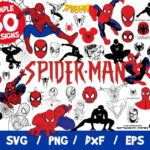 Spiderman Vectors, Spiderman Svg, Marvel Cricut, Spiderman Cutting, Spiderman Bundle, Vinyl, Png, Clipart, The Amazing Spiderman, Superhero