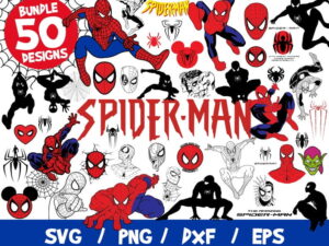 Spiderman Vectors, Spiderman Svg, Marvel Cricut, Spiderman Cutting, Spiderman Bundle, Vinyl, Png, Clipart, The Amazing Spiderman, Superhero