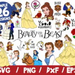 Beauty and The Beast Bundle, Beauty and The Beast SVG, Beauty and The Beast Vector, Belle Cricut, Belle Cut File, Layered, Wall Decal