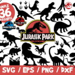 Jurassic Park SVG Bundle, Jurassic Park Bundle SVG, Jurassic Park SVG, Dinosaur Cricut, DinosaurSilhouette, Dinosaur Svg, Dinosaur Cut File