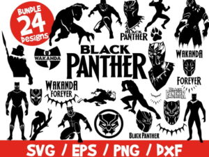 Black Panther SVG Bundle, Black Panther Vector, Black Panther Cricut, Black Panther Eps, Black Panther Vinyl, Black Panther Clip Art, Dxf