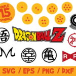 Dragon Ball Symbols SVG, Dragon Ball Vector, Dragon Ball Svg, Bundle, Cricut, Silhouette, Kaio Symbol, Kami Symbol, Goku, Kame, Majin, Stars