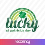 lucky st patrick's day svg