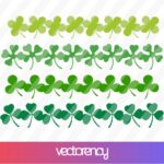 st patrick's day border svg