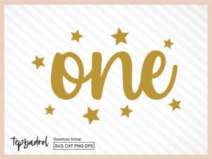 One Twinkle twinkle little star SVG