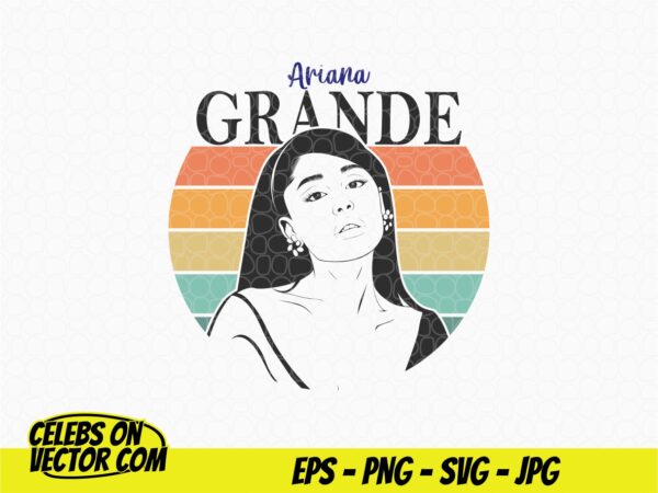 ariana grande vector ariana svg