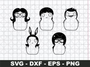 bobs burgers svg clipart cut file