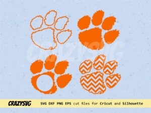 clemson paw svg