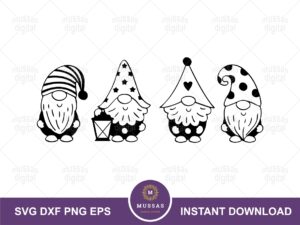 gnome svg black and white