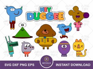 hey duggee svg bundle