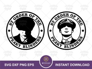 peaky blinders svg gin whiskey label png vector