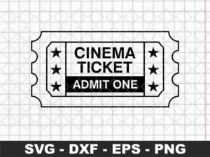 Cinema Ticket SVG