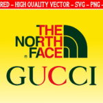 Fashion Brand Logo Parody The North Face Gucci SVG