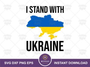 I Stand With Ukraine SVG