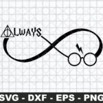 Infinity Always Harry Potter Hogwarts SVG file