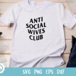 anti social wives club SVG