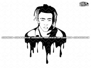 fun vector xxxtentacion svg cut file