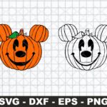 mickey pumpkin svg