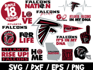 Atlanta Falcons SVG Bundle, NFL Team SVG, Falcons Nation Shirt, Falcons Rise Up Svg, Falcons Cricut, Falcons Logo Svg, Flacons Helmet, Shirt