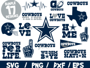 Cowboys SVG Bundle, Dallas Cowboys, NFL Team SVG, Cowboys Nation Shirt, Cowboys Till I Die Cricut, We Dem Boyz, Cowboys Helmet, Cowboys Logo